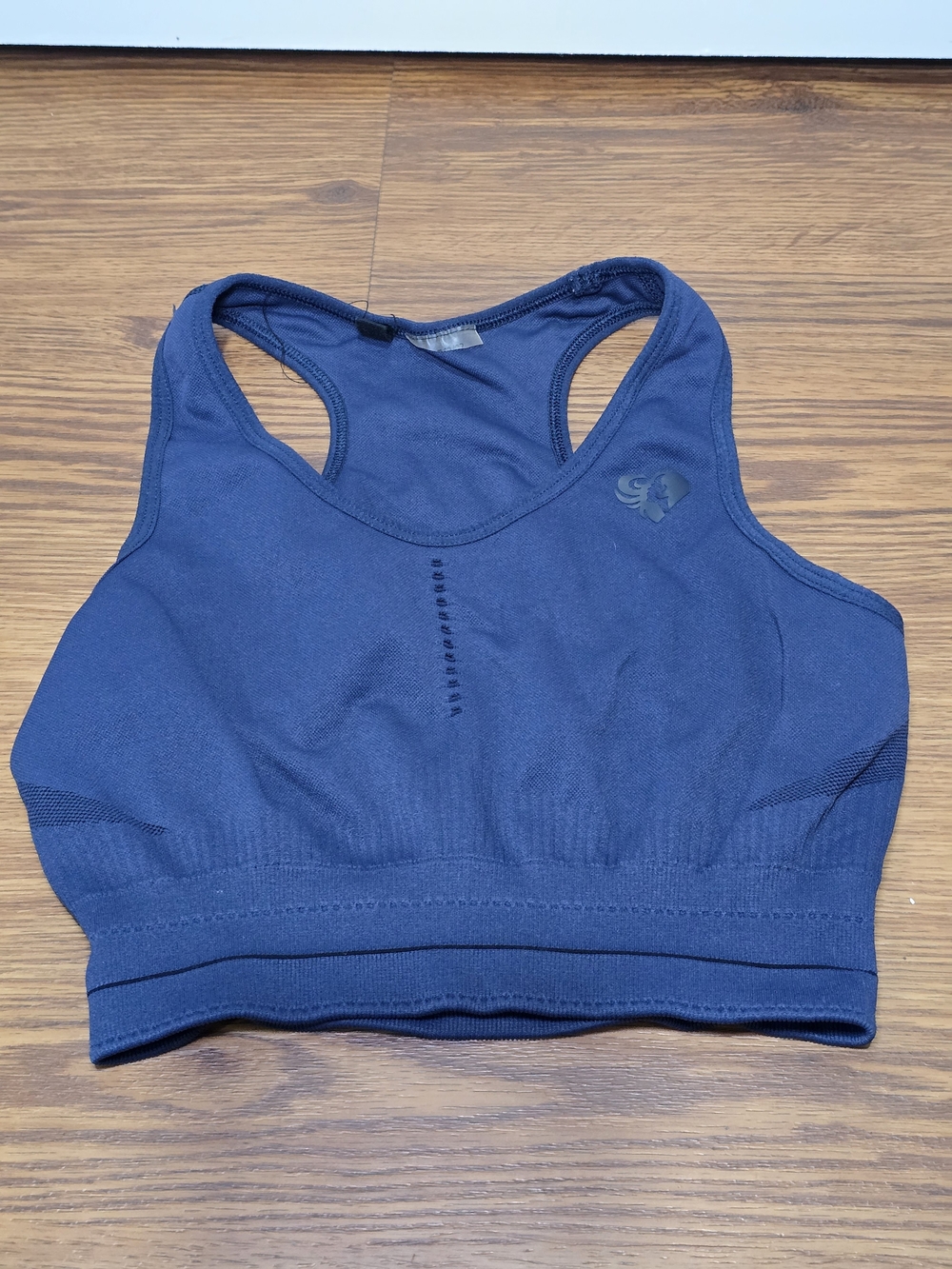 Racerback Seam-Free Sports Bra in Navy